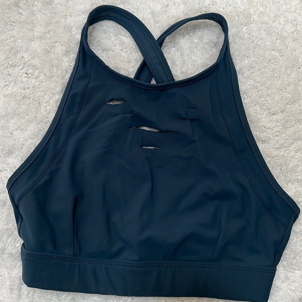 Alo Yoga Ripped Warrior Sports Bra XS
